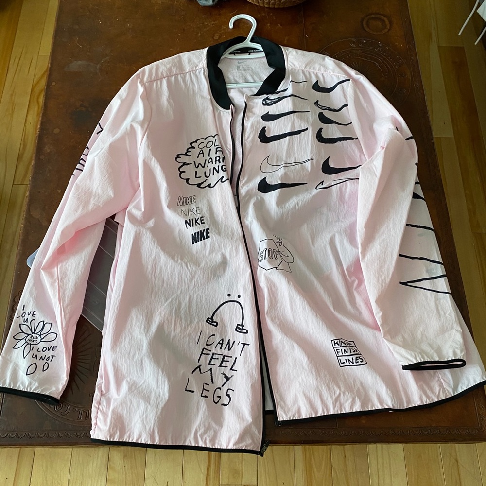 Nike Nathan Bell Printed Running Jacket Size XXL